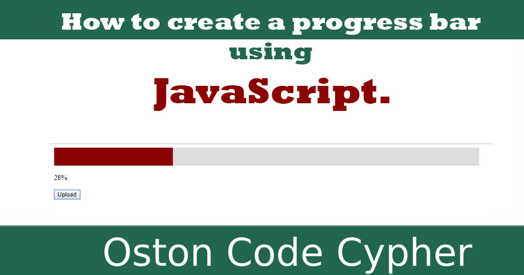 Learn how to create a progress bar using JavaScript