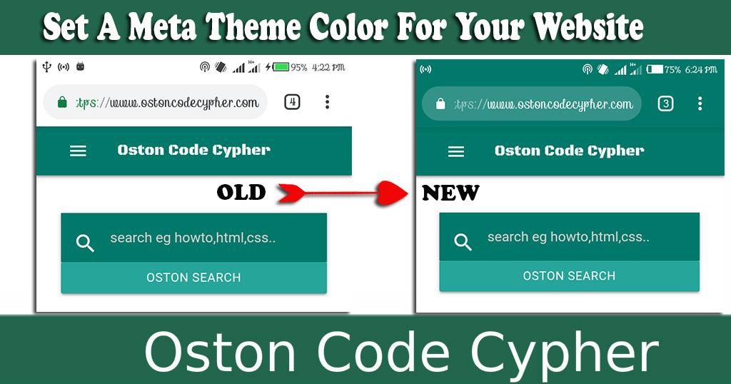 How To Set A Meta Theme Color For Your Website